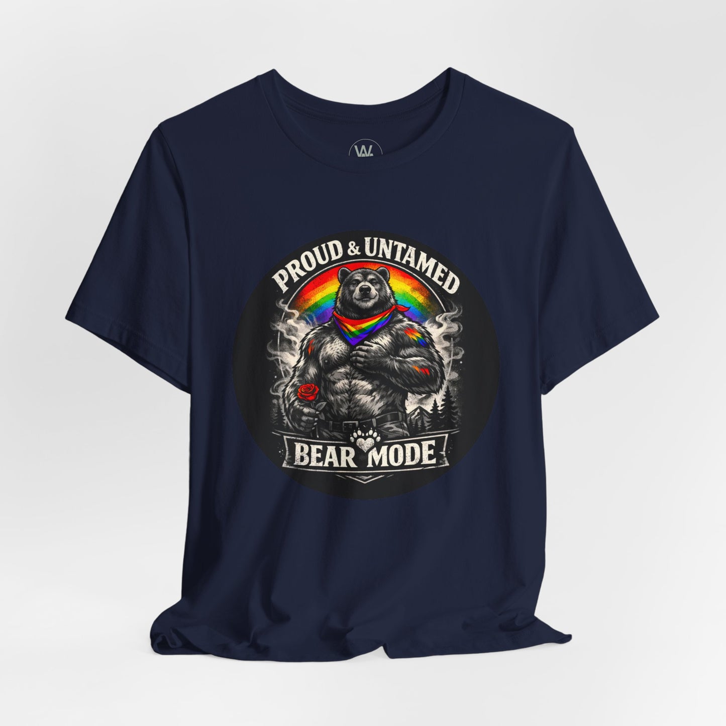 Proud Bear Tshirt by Wil Man