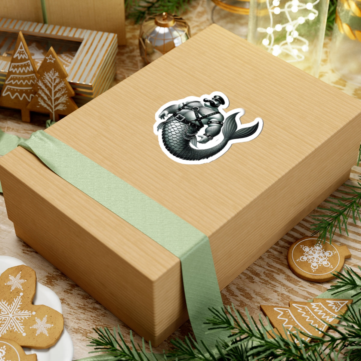 Leather Daddy Merbear Sticker