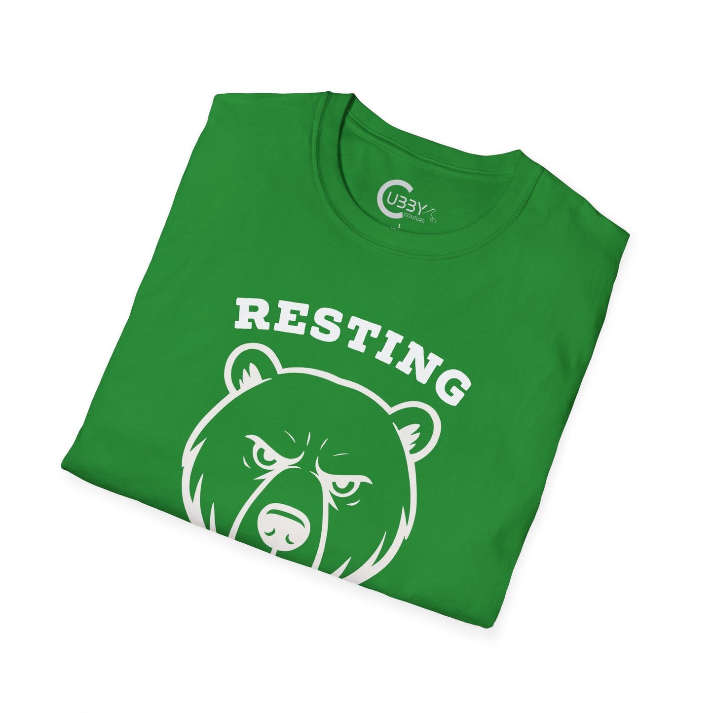 Resting Bear Face White