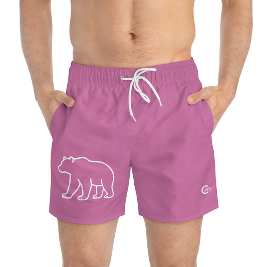 Bear Swim Trunks- Pink