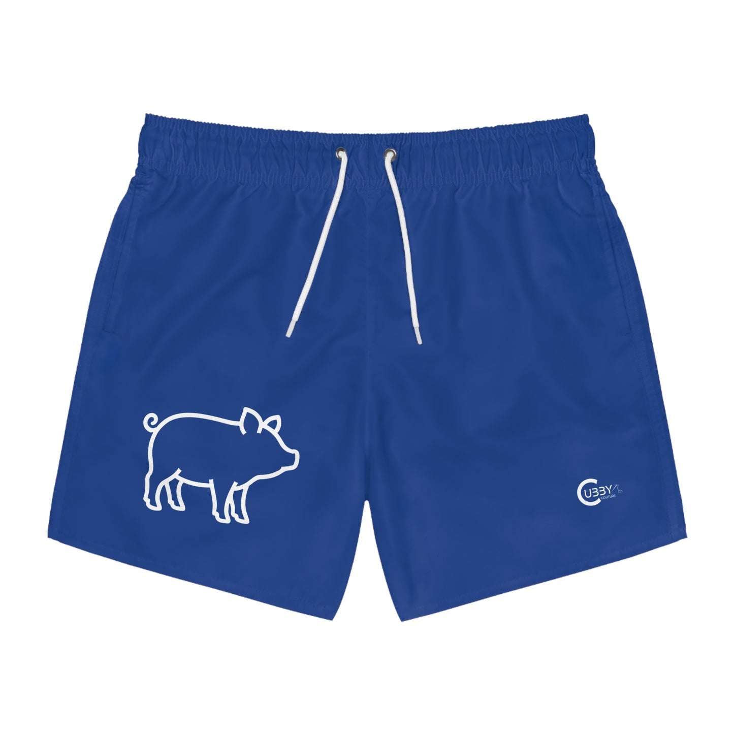 Pig Swim Trunks- Blue
