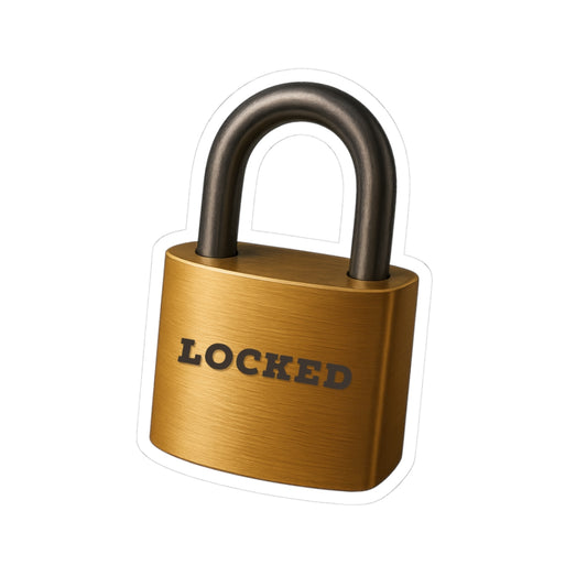 LOCKED Sticker
