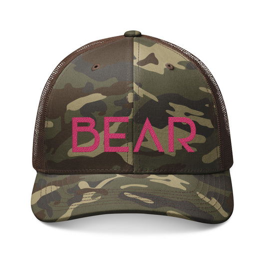 Bear Camouflage Trucker Hat