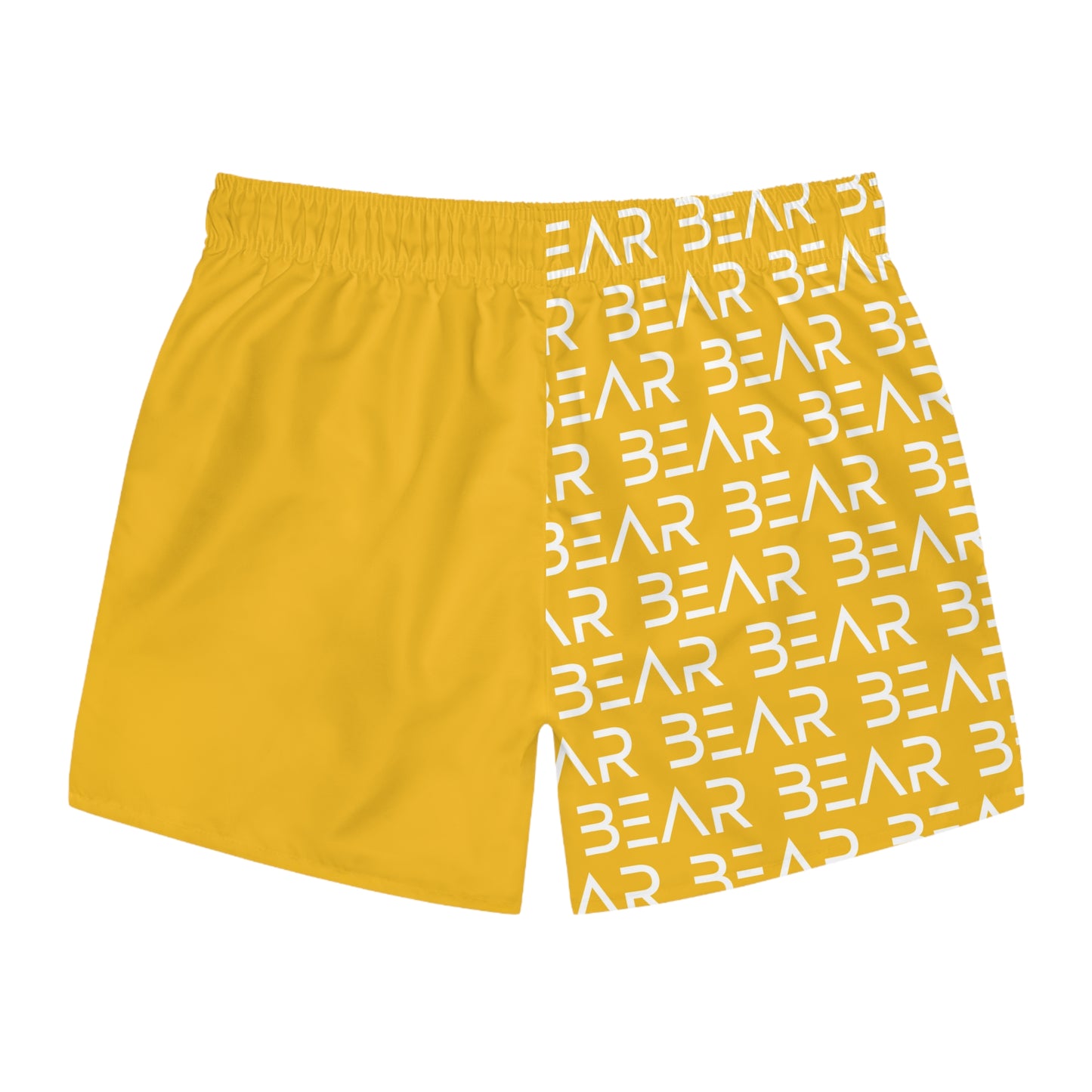 Modern Bear Swim Trunks- Yellow