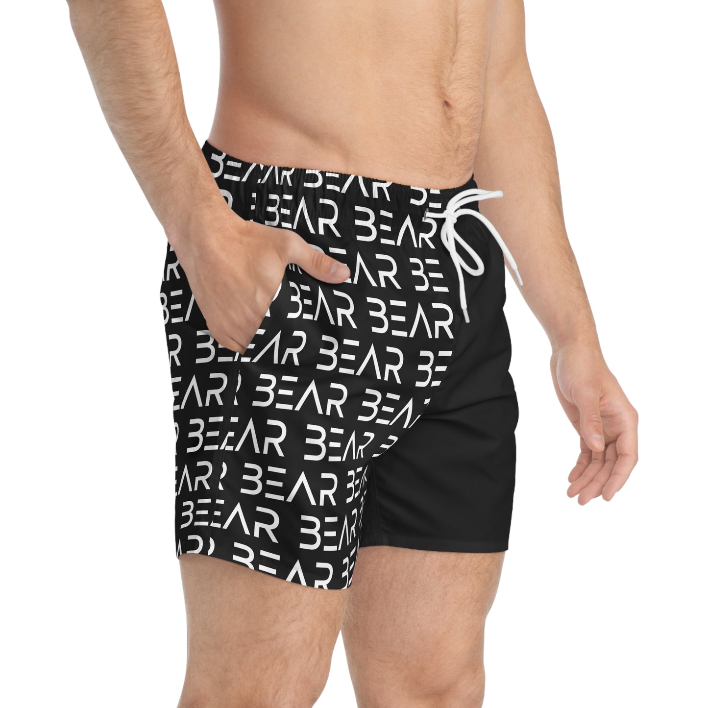Bear Swim Trunks- Black