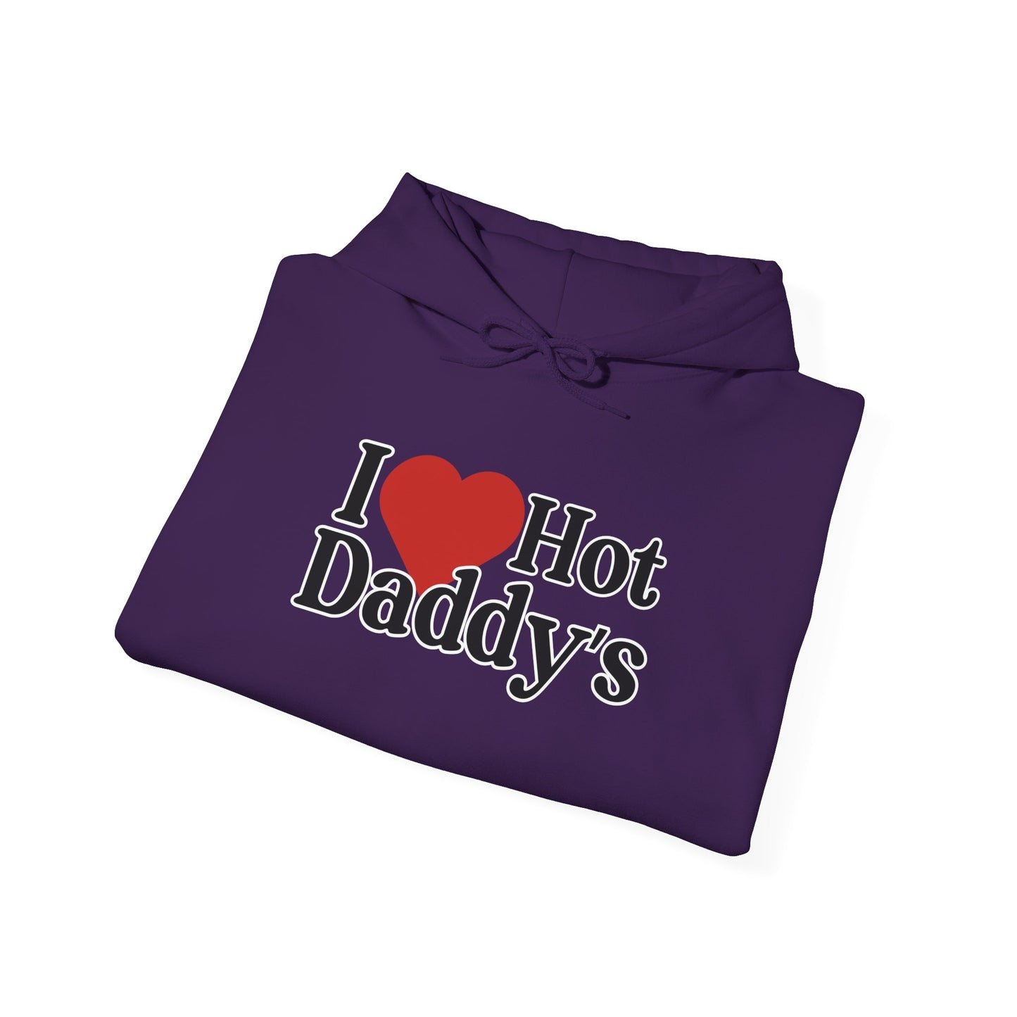 I love Hot Dads Hoodie- Cozy & Stylish Sweatshirt