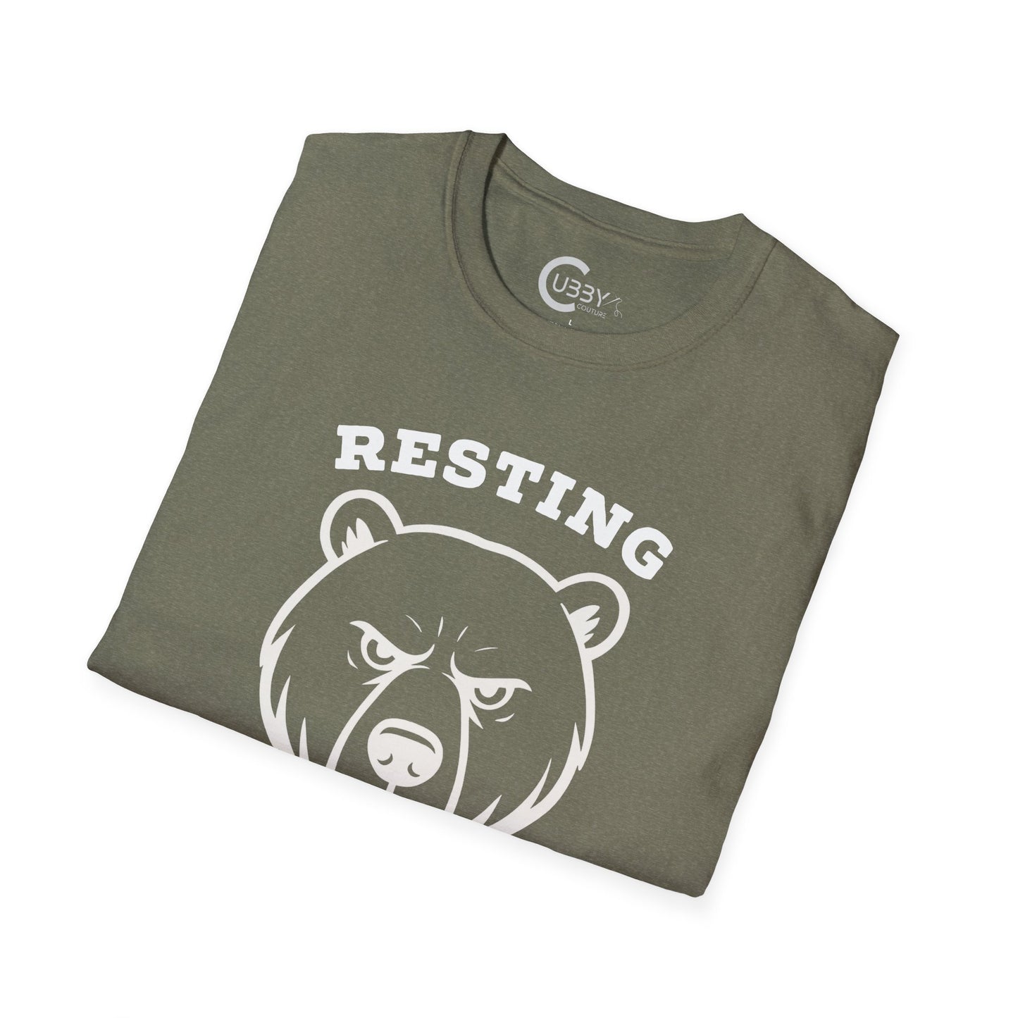 Resting Bear Face White