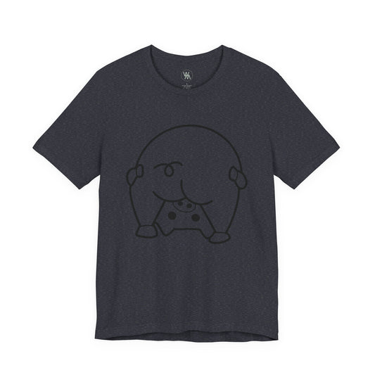 Shy Piglet Tshirt by Wil Man
