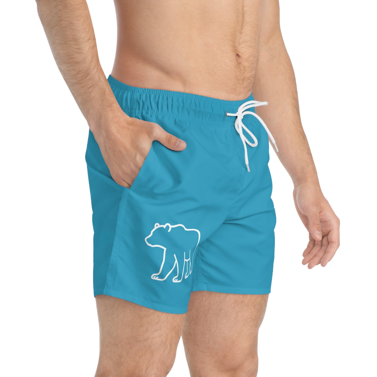 Bear Swim Trunks- Turquoise