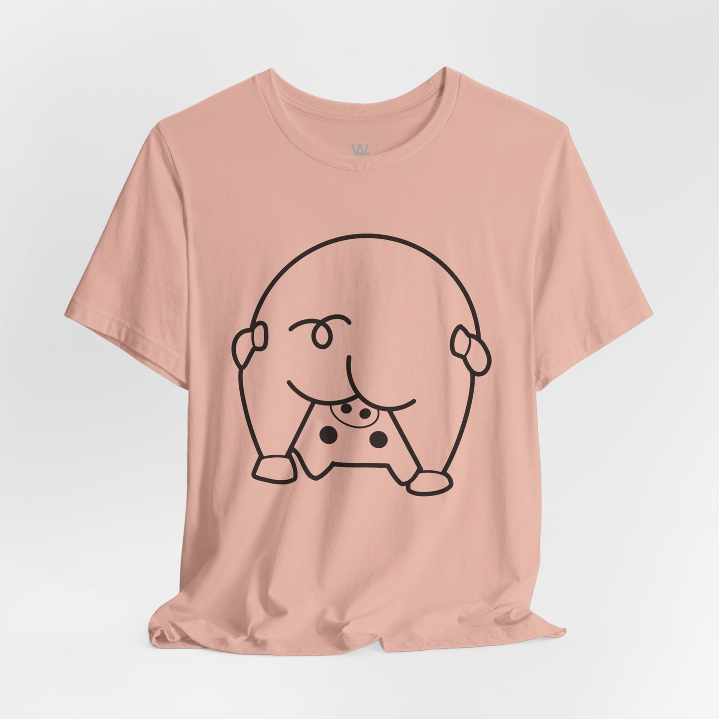 Shy Piglet Tshirt by Wil Man