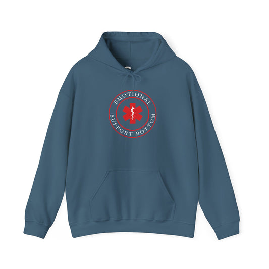 Emotional Support Bottom Hoodie - Cozy & Stylish Sweatshirt