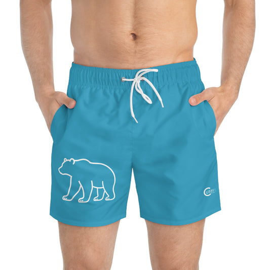 Bear Swim Trunks- Turquoise