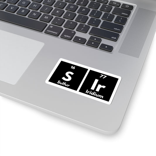 Periodic S Ir Sticker