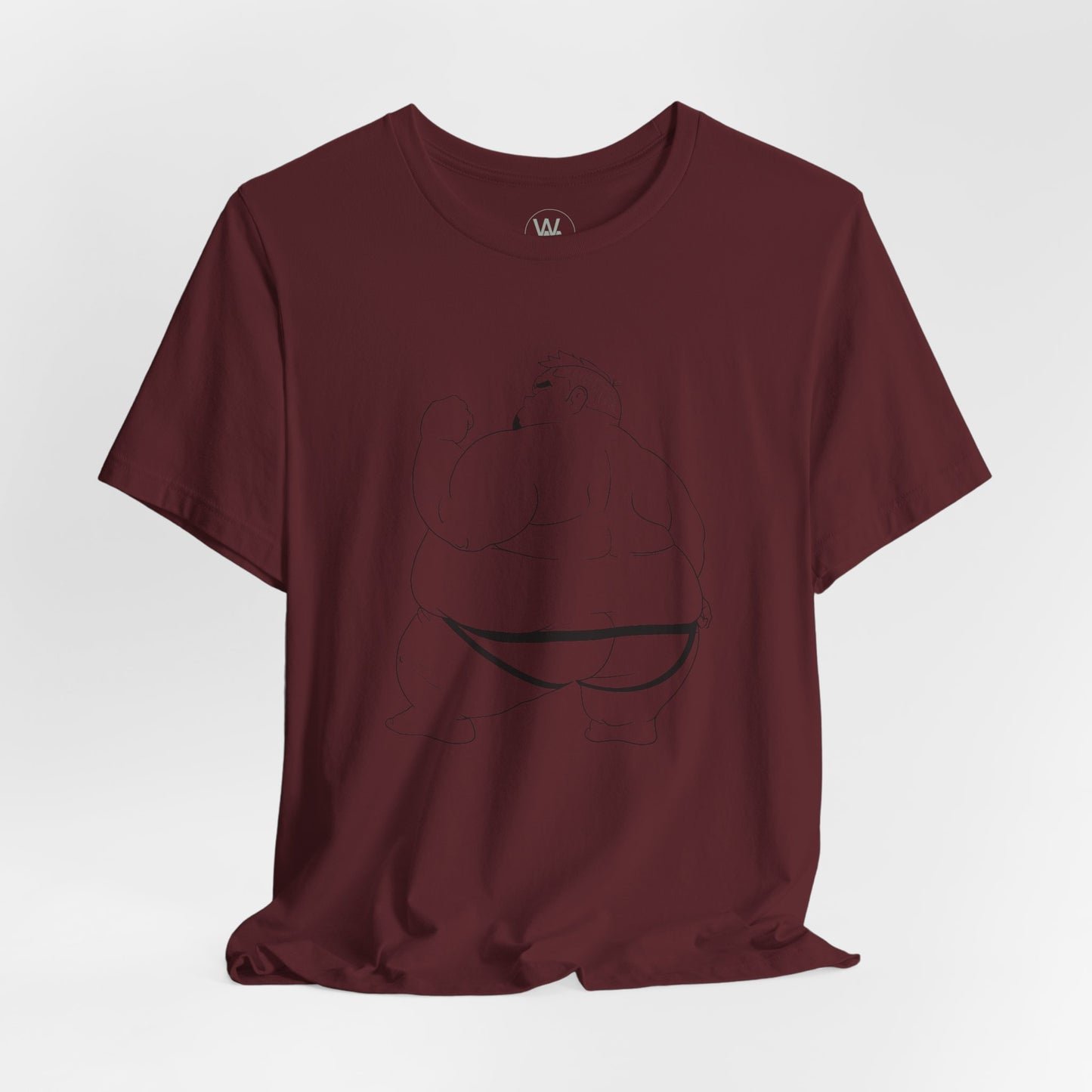 Chubby Lover BLK Tshirt by Wil Man