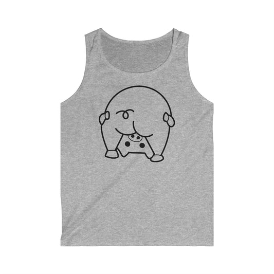 Shy Piglet Tank Top by Wil Man