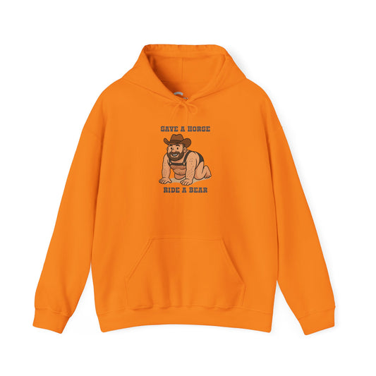 Save a Horse Ride a Bear Hoodie- Cozy & Stylish Sweatshirt