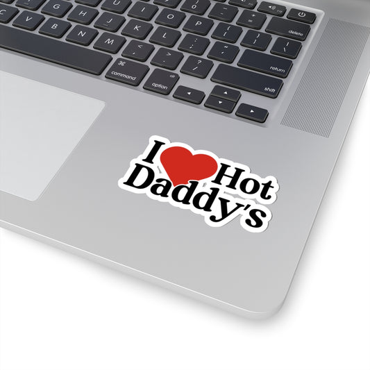I ❤️ Hot Daddy's Sticker