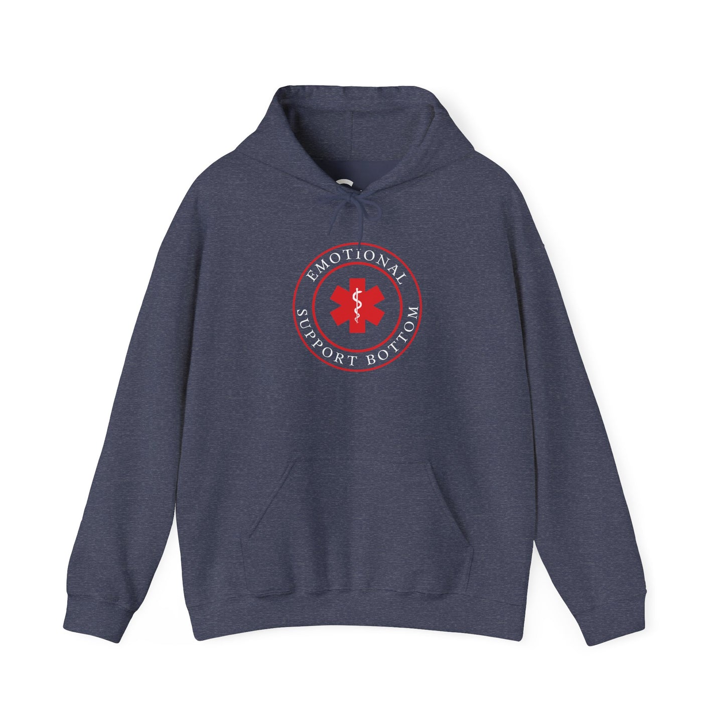 Emotional Support Bottom Hoodie - Cozy & Stylish Sweatshirt