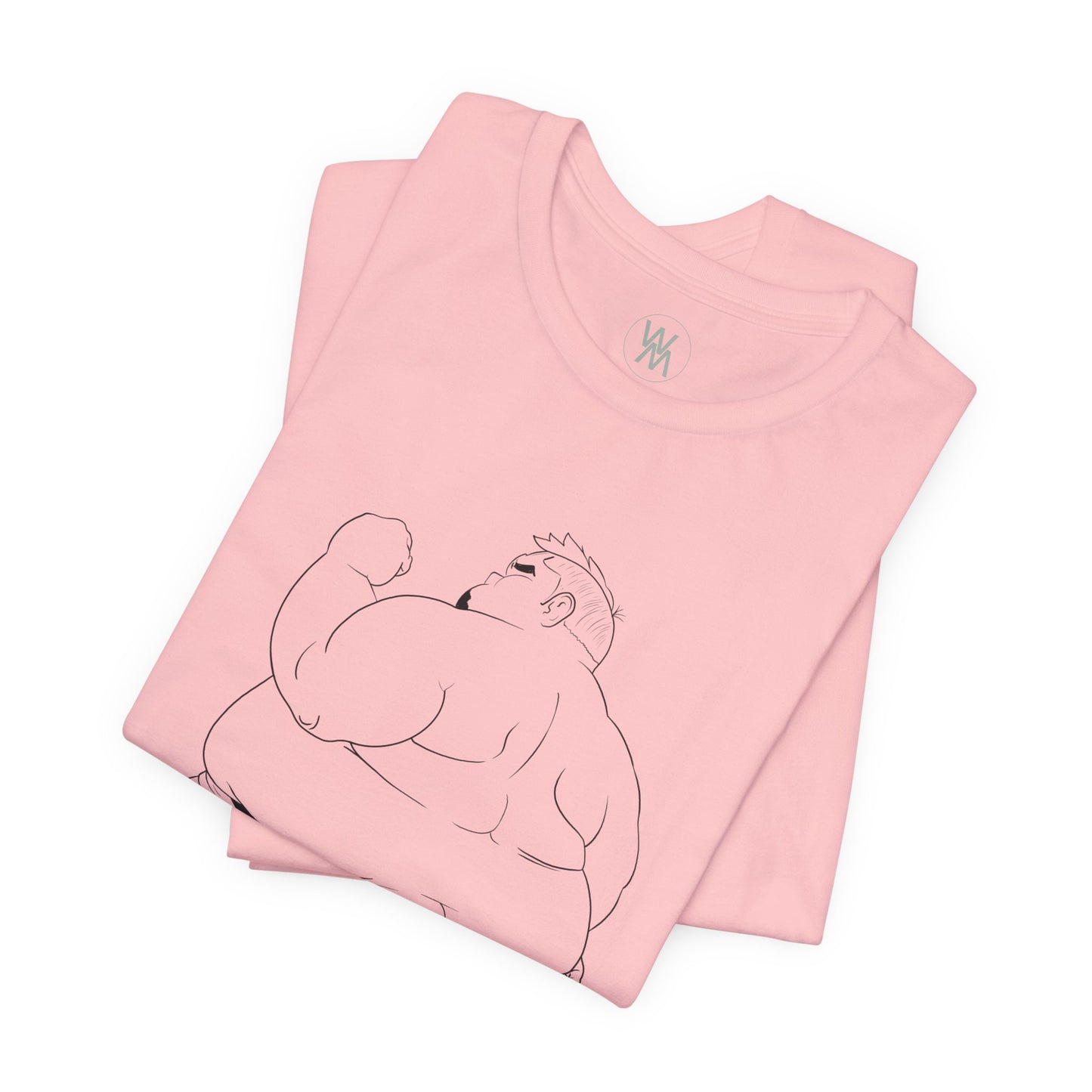 Chubby Lover BLK Tshirt by Wil Man
