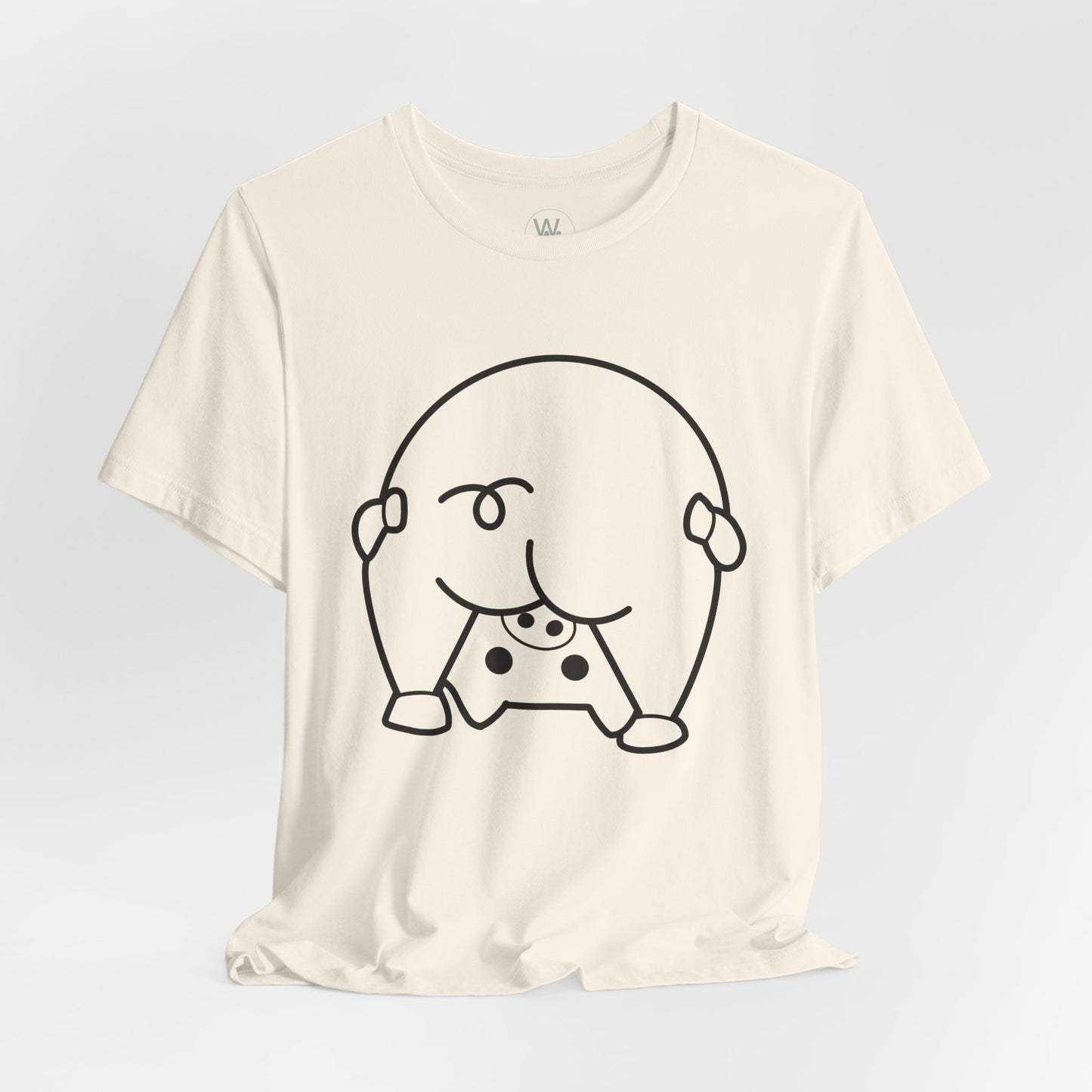 Shy Piglet Tshirt by Wil Man