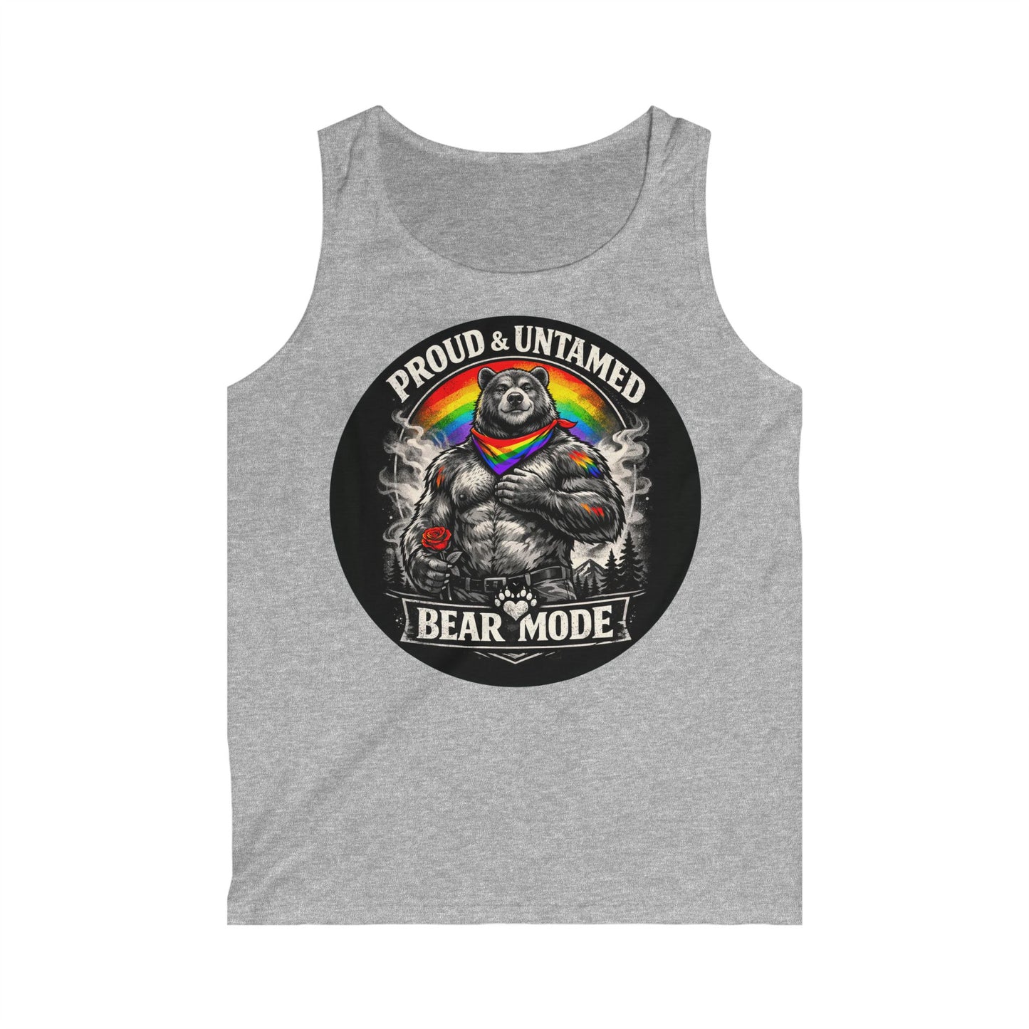 Proud Bear Tank Top by Wil Man