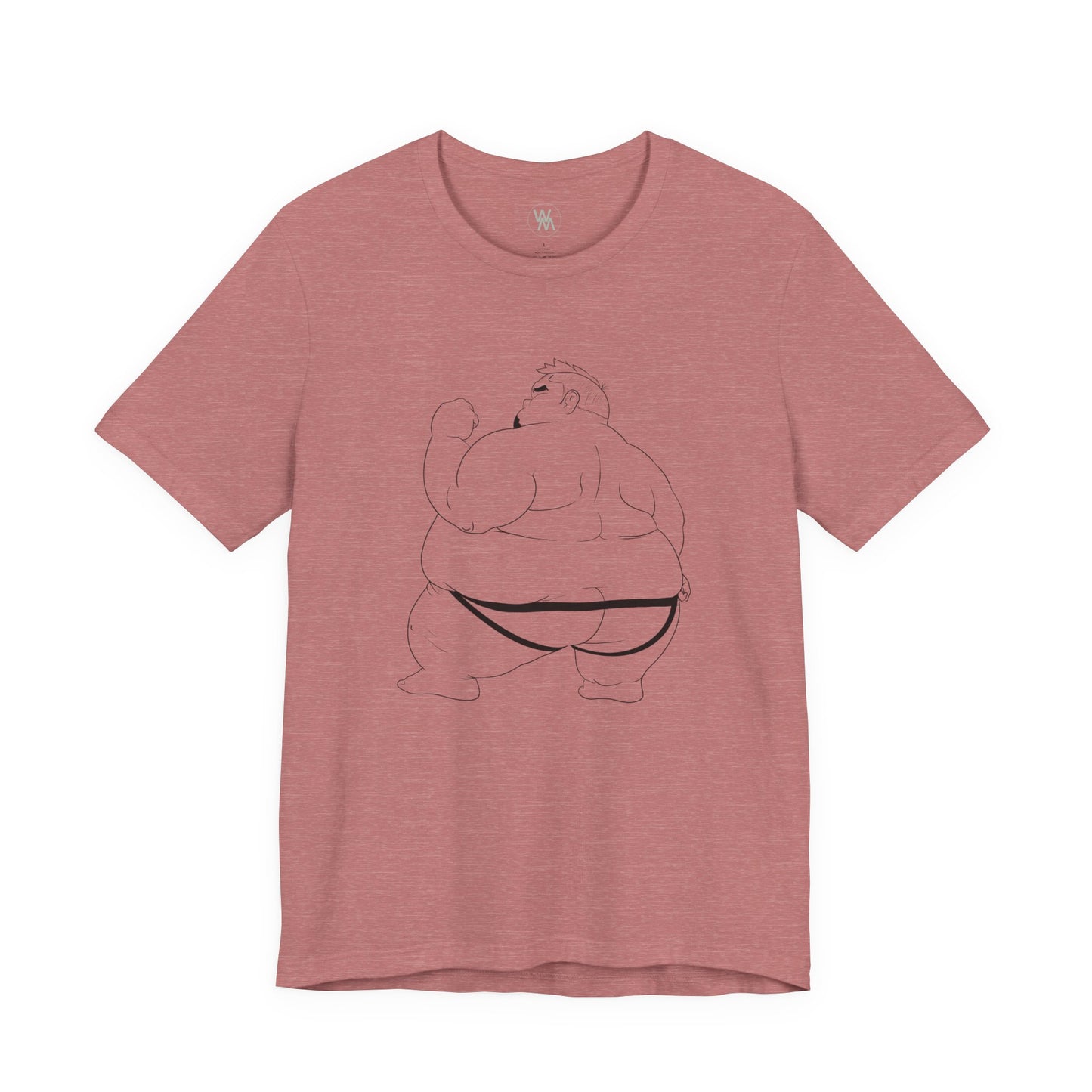 Chubby Lover BLK Tshirt by Wil Man