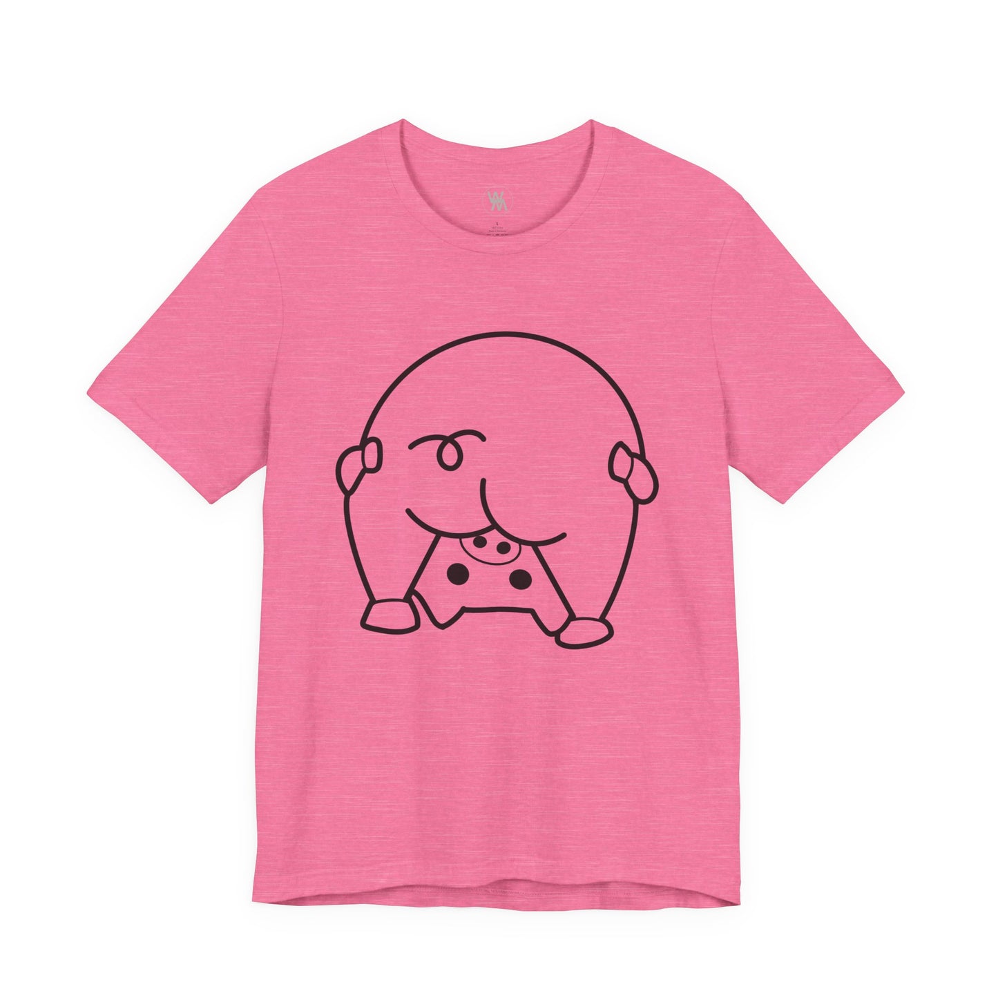 Shy Piglet Tshirt by Wil Man