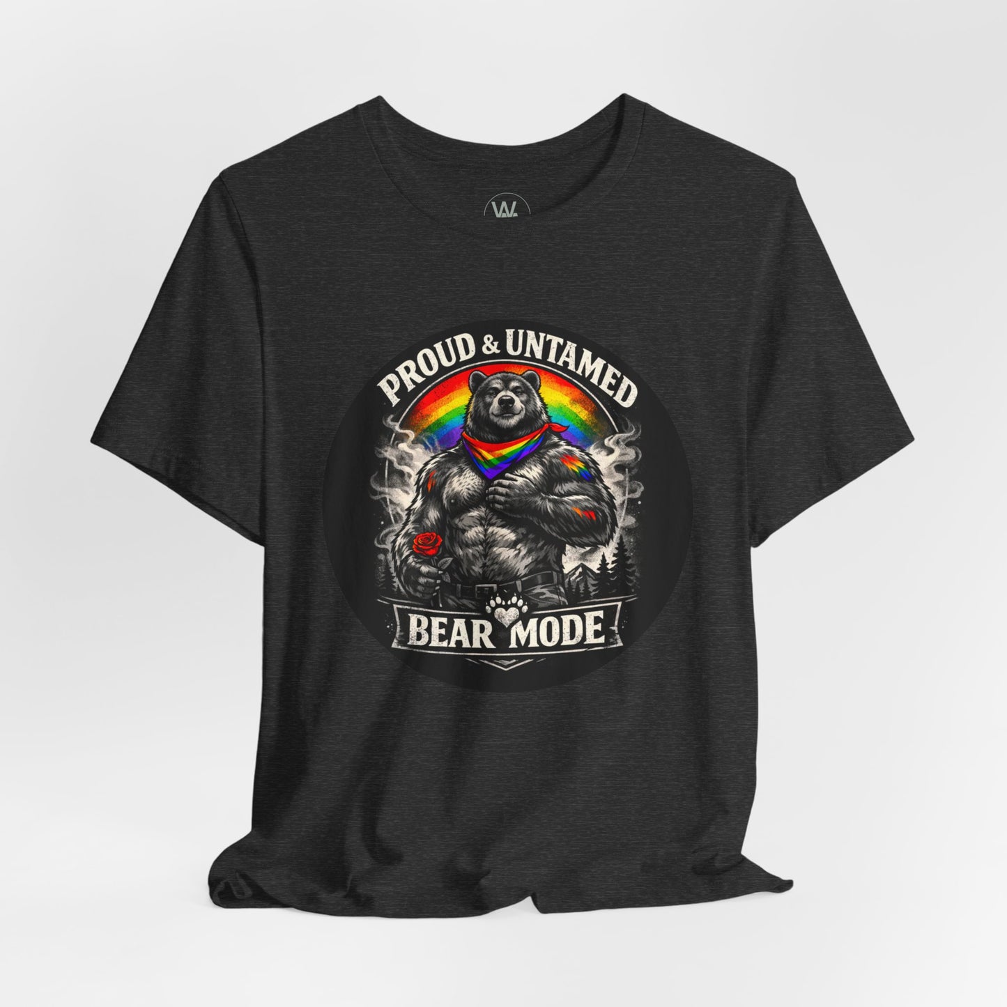 Proud Bear Tshirt by Wil Man