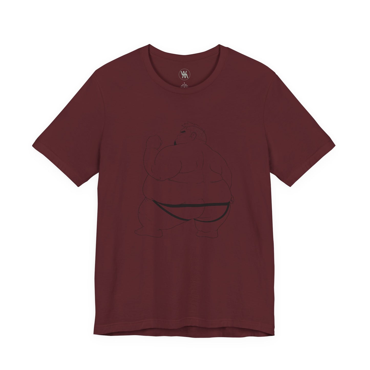 Chubby Lover BLK Tshirt by Wil Man