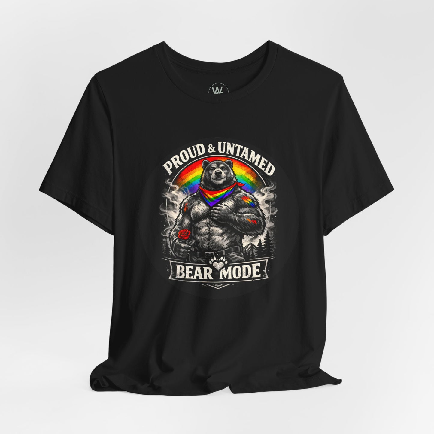 Proud Bear Tshirt by Wil Man