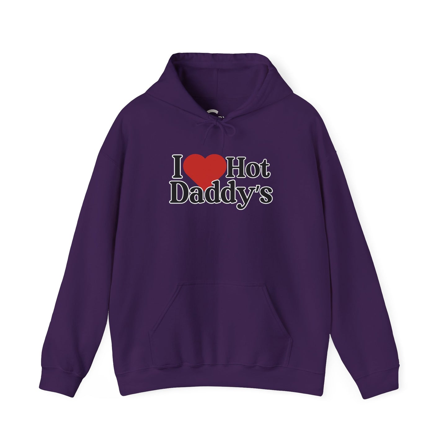 I love Hot Dads Hoodie- Cozy & Stylish Sweatshirt