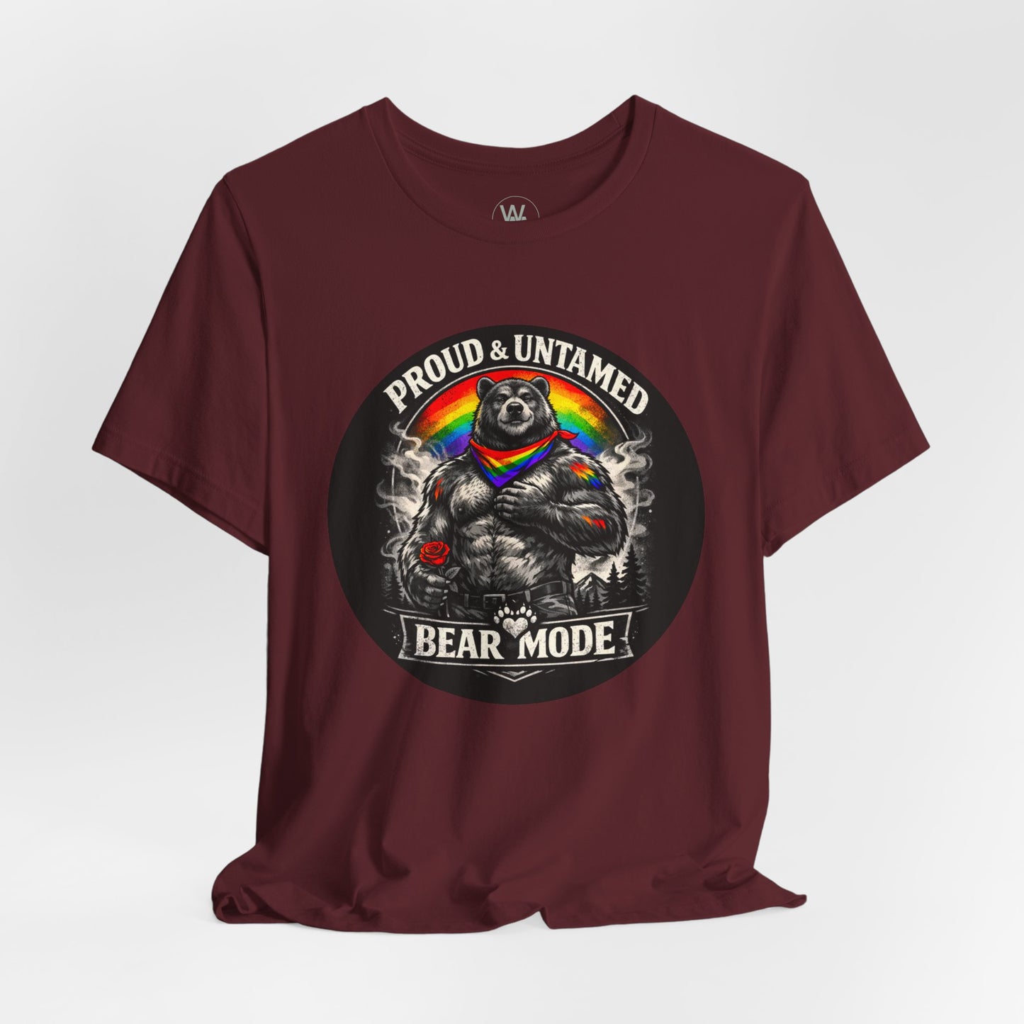 Proud Bear Tshirt by Wil Man