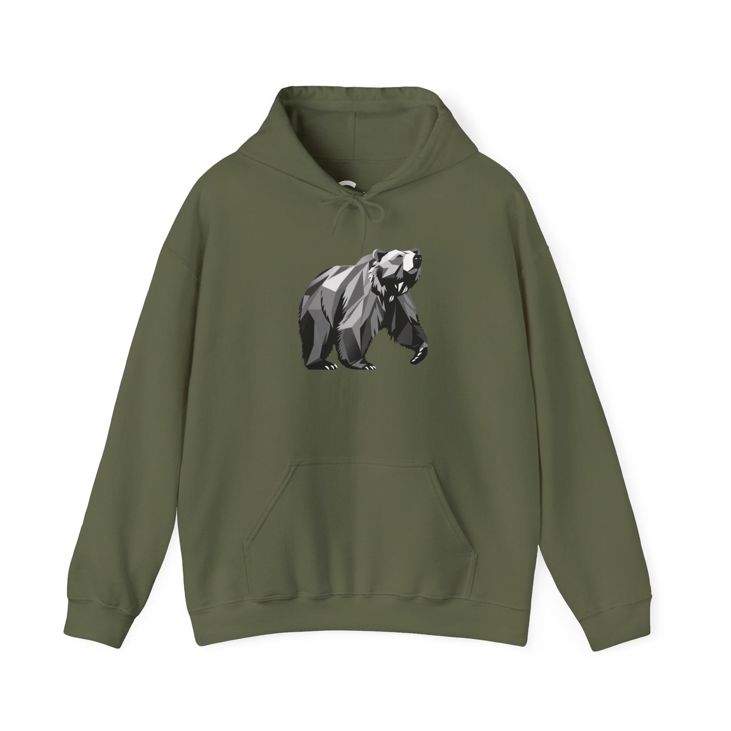 Geometric Bear Hoodie - Cozy & Stylish Sweatshirt