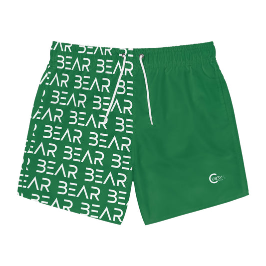Modern Bear Swim Trunks- Green
