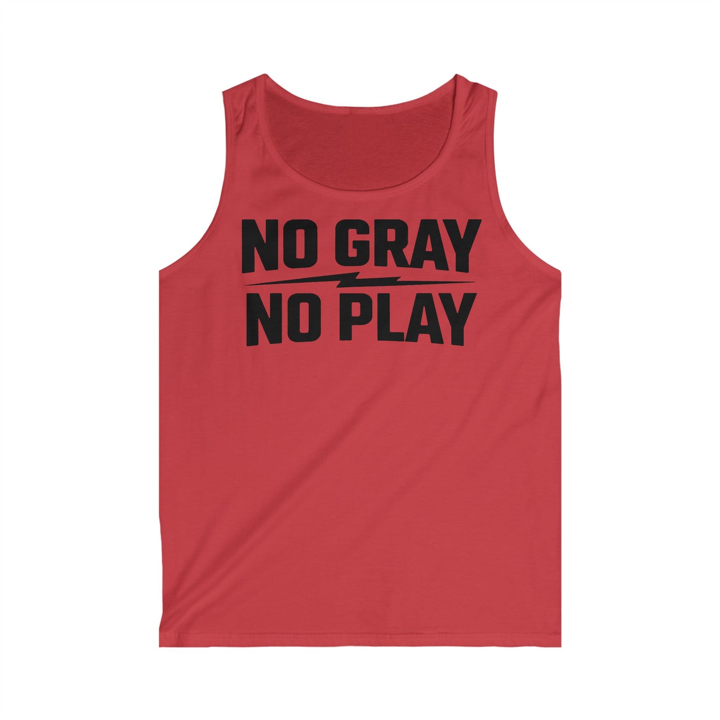 No Gray No Play Tank Top by Wil Man