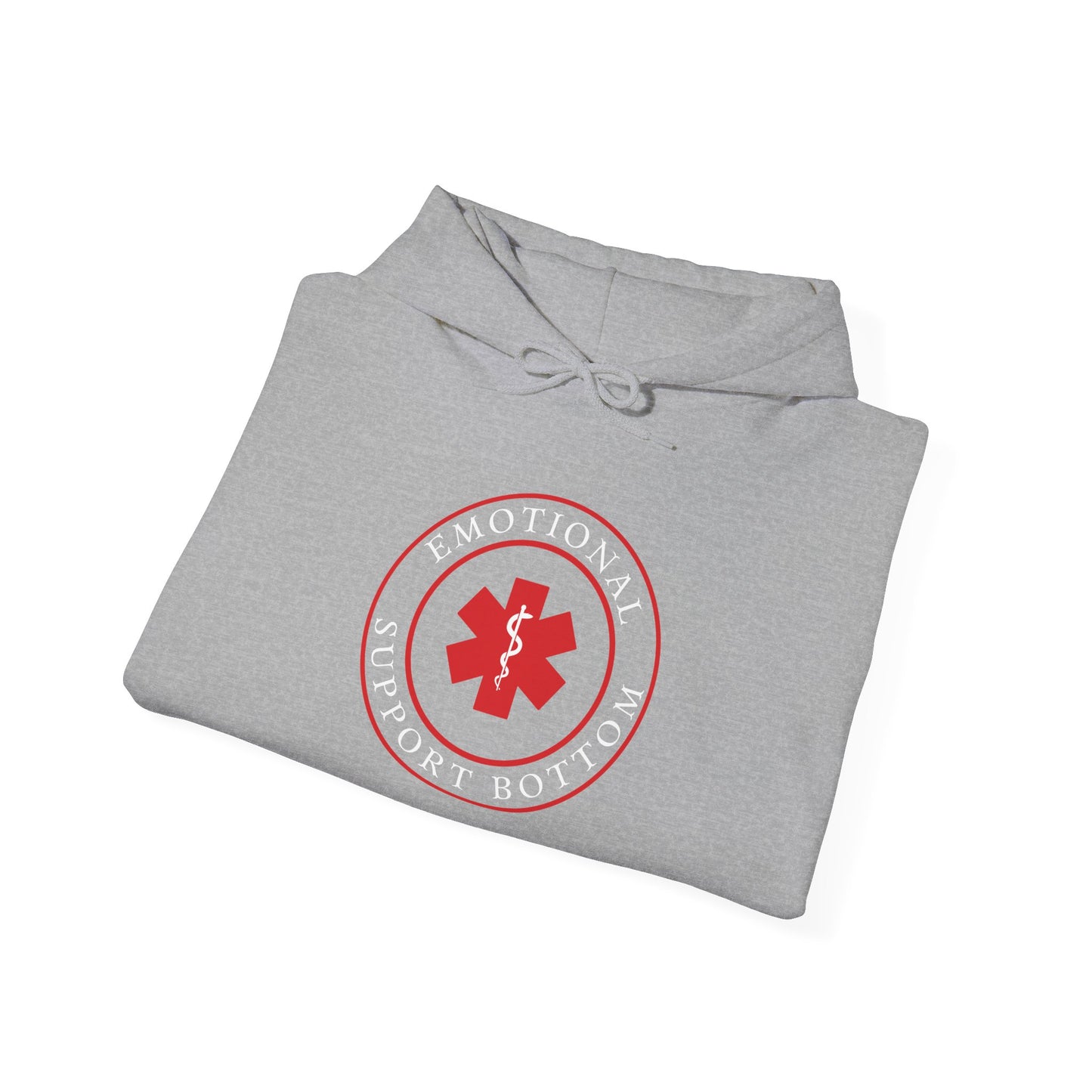 Emotional Support Bottom Hoodie - Cozy & Stylish Sweatshirt