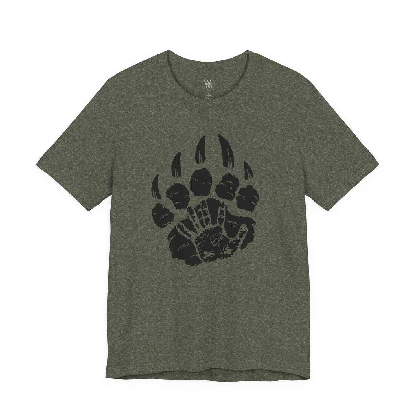 Bear Paw 2 Tshirt by Wil Man