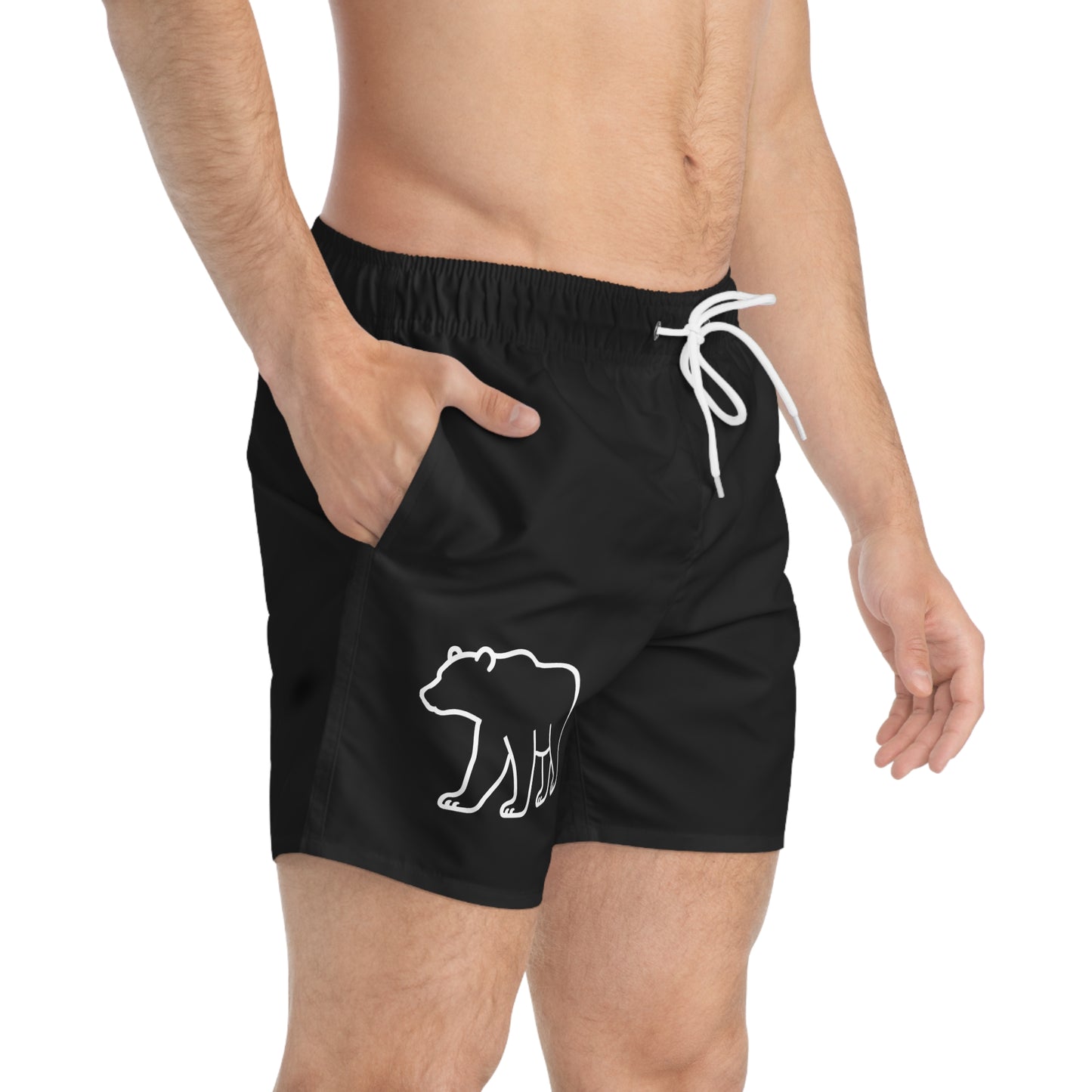 Bear Swim Trunks- Black