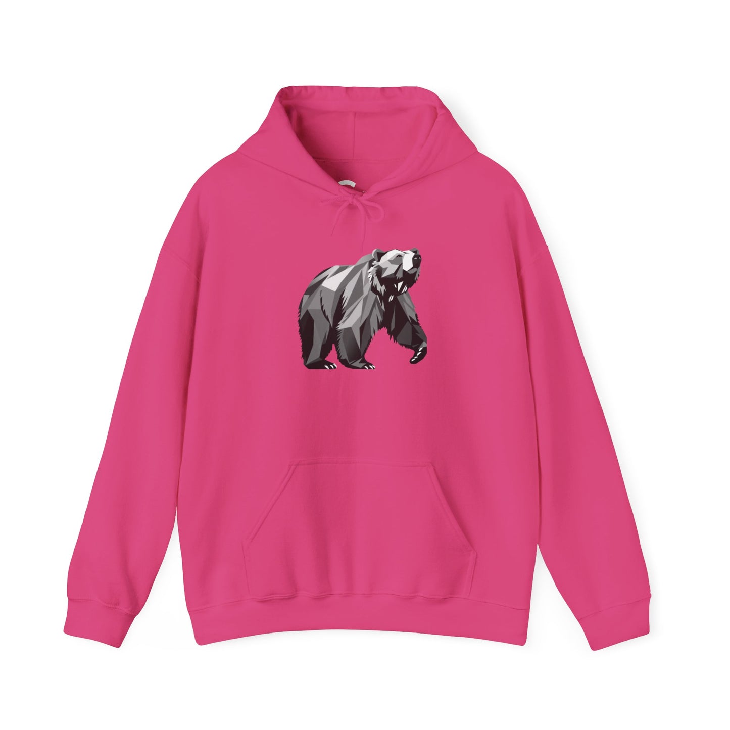 Geometric Bear Hoodie - Cozy & Stylish Sweatshirt