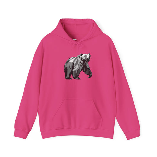 Geometric Bear Hoodie - Cozy & Stylish Sweatshirt
