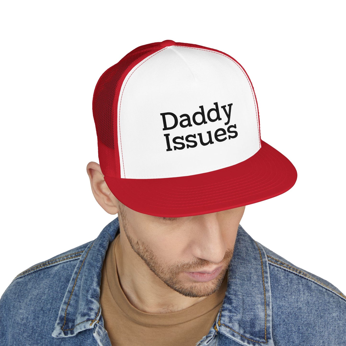 Daddy Issues 5 Panel Trucker Cap