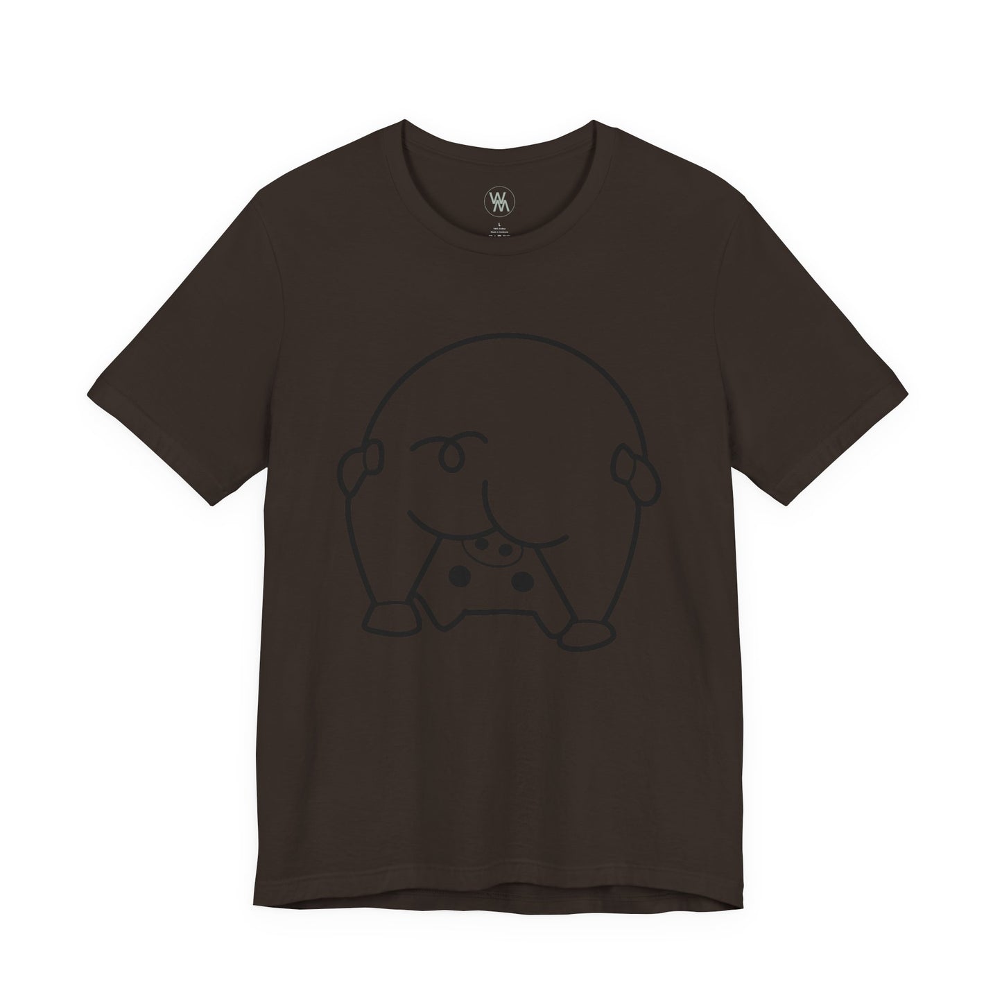 Shy Piglet Tshirt by Wil Man