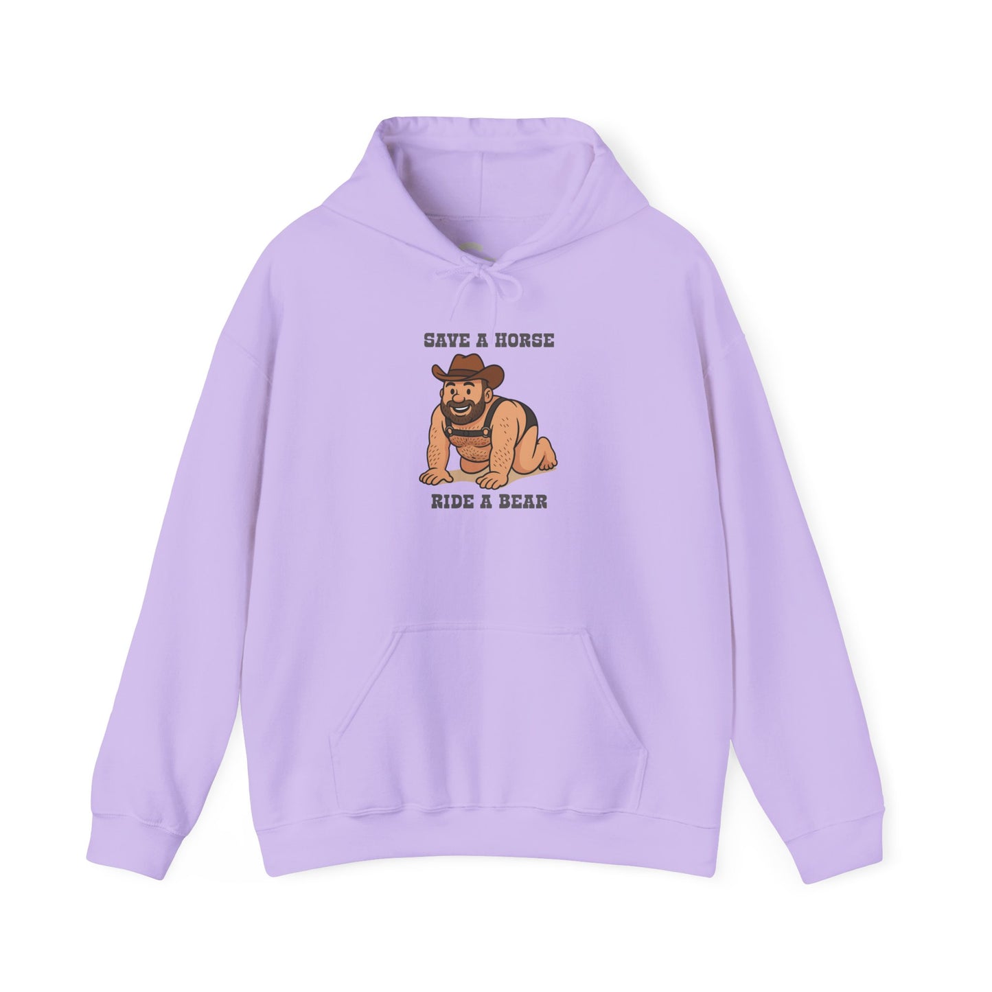 Save a Horse Ride a Bear Hoodie- Cozy & Stylish Sweatshirt