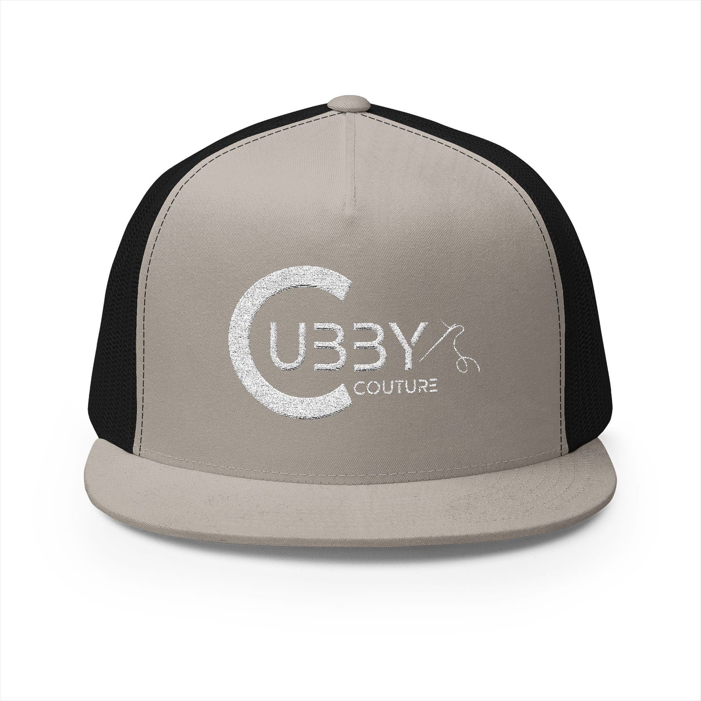Cubby Couture 5 Panel Trucker Cap.