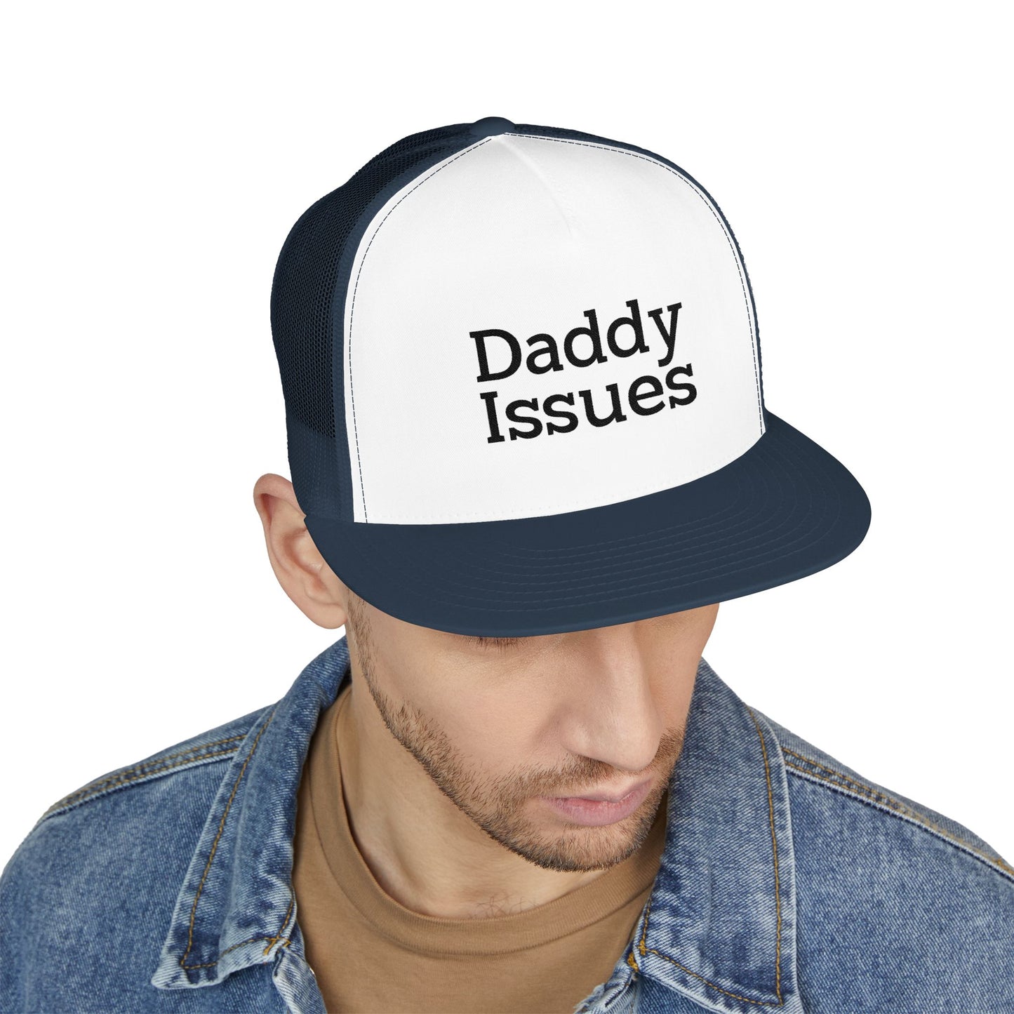 Daddy Issues 5 Panel Trucker Cap