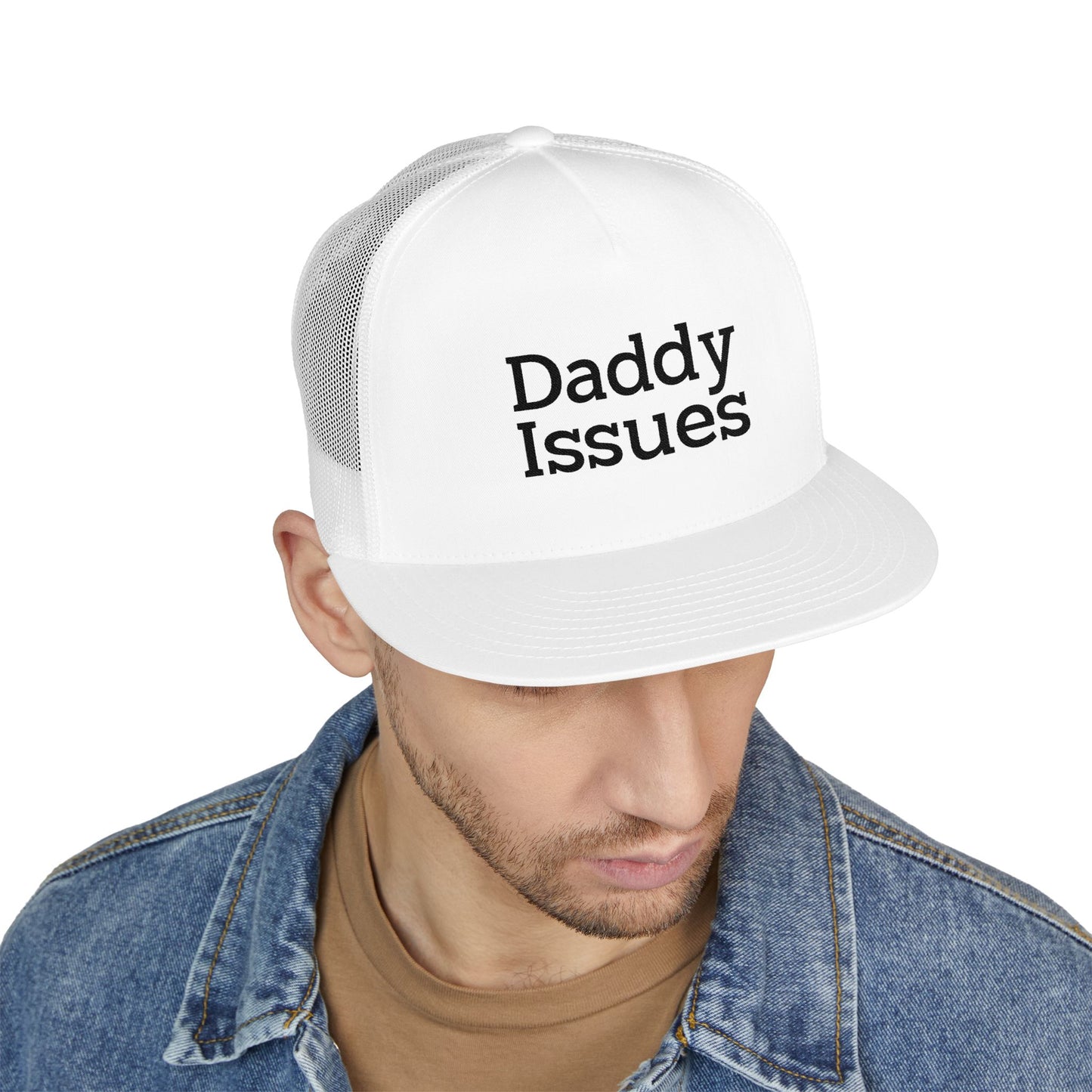 Daddy Issues 5 Panel Trucker Cap