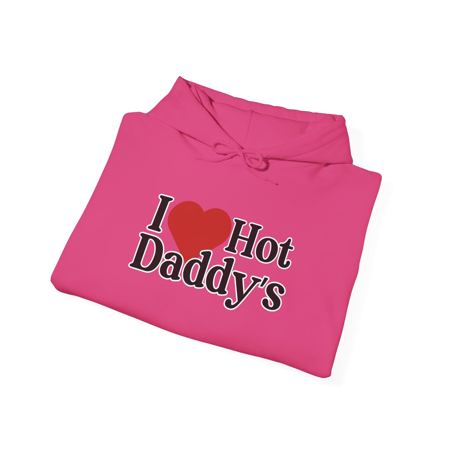 I love Hot Dads Hoodie- Cozy & Stylish Sweatshirt