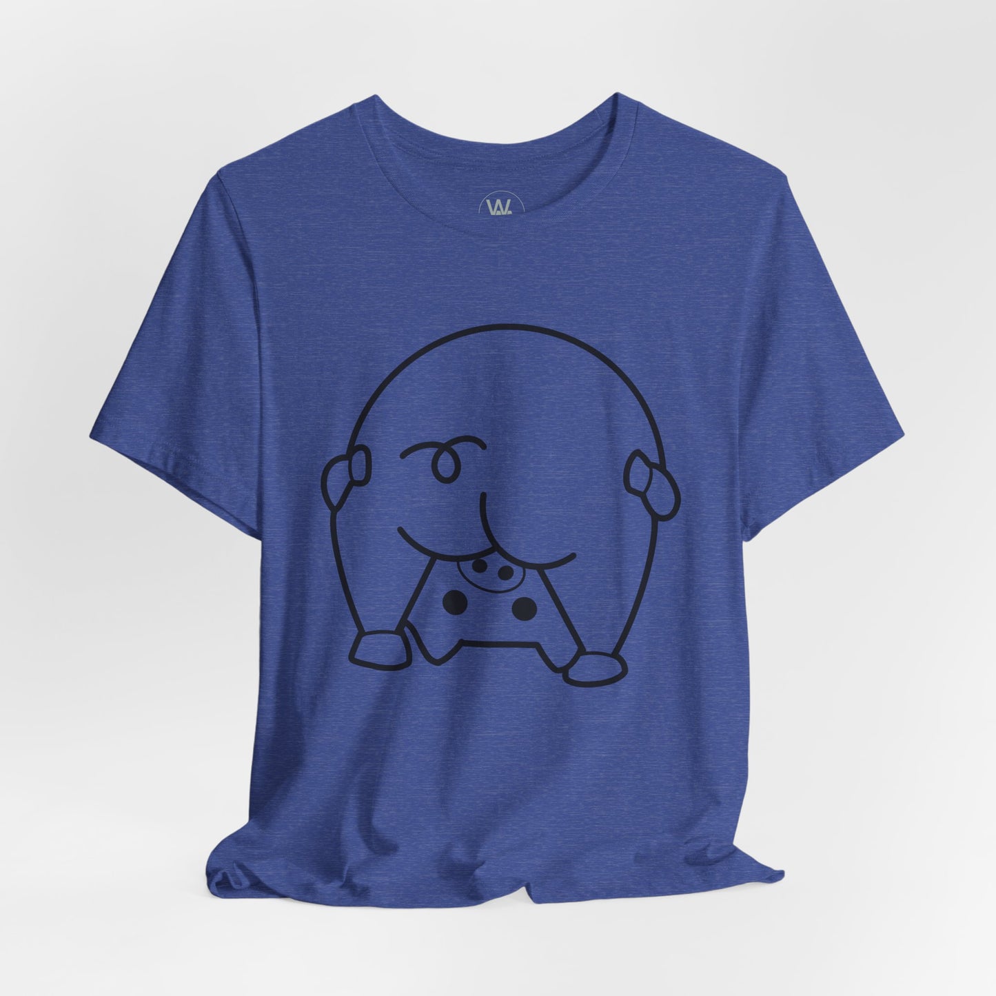 Shy Piglet Tshirt by Wil Man