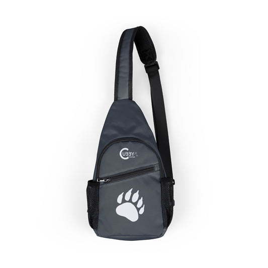 Bear Paw Chest Bag - Charcoal Gray