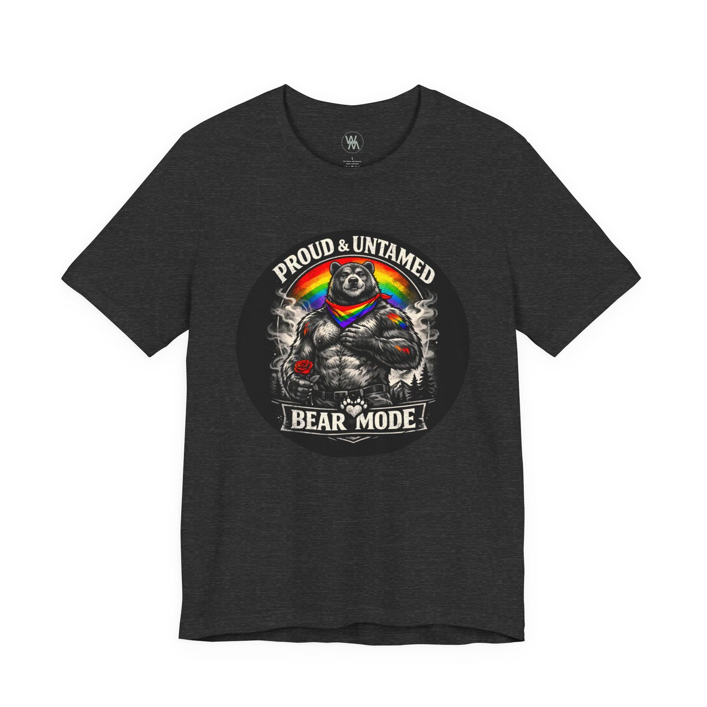 Proud Bear Tshirt by Wil Man